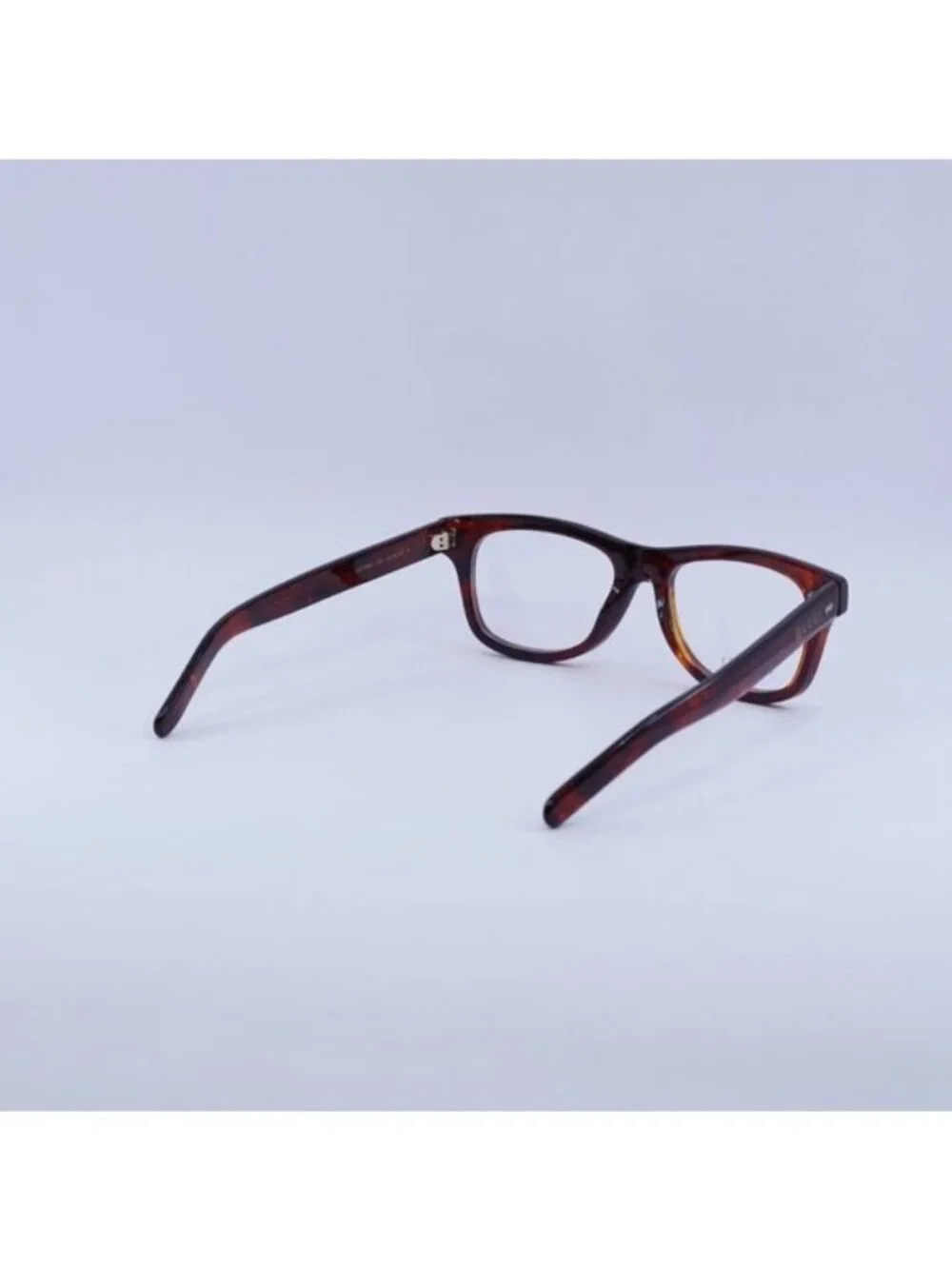 Gucci GG1526O 003 Eyeglasses Shiny Reddish Havana 52mm Square Frame